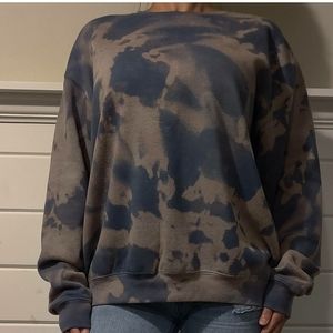 Reverse tiedye sweatshirt